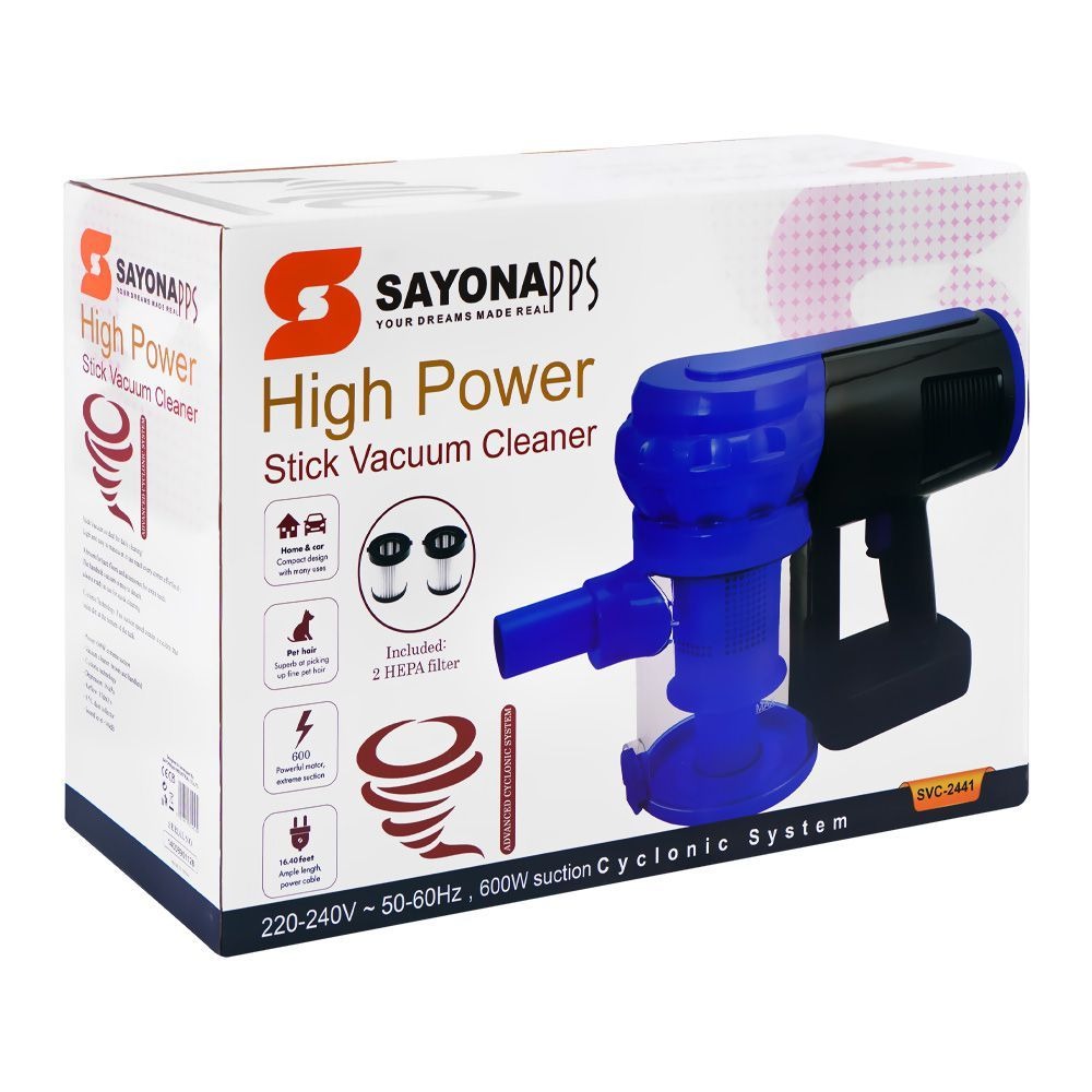 Sayona High Power Stick Vacuum Cleaner